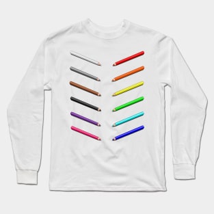 Colouring pencils Long Sleeve T-Shirt